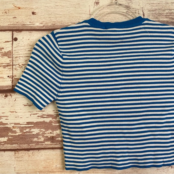 ZARA Knit Cropped Button Up Cardigan Sweater - Picture 7 of 11